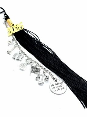Law Graduation Tassel Charm